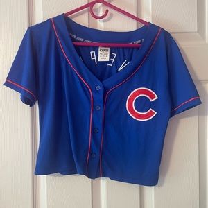 XS Cubs baseball crop top Victoria Secret/Pink
